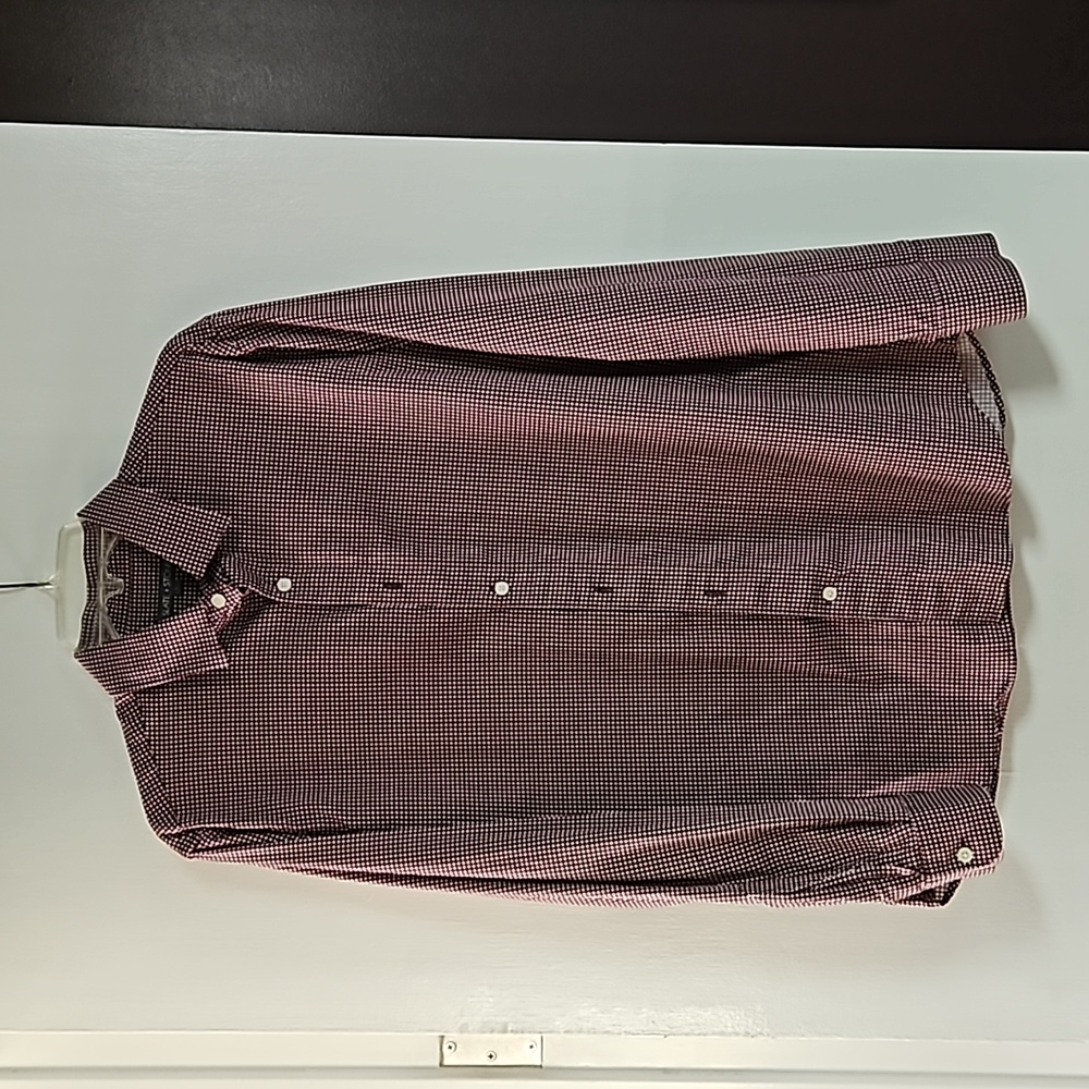 Maroon Slate & stone button-down shirt large